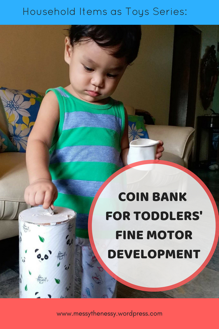 Household Items as Toys Series: Coin Bank for Toddlers' Fine Motor Development